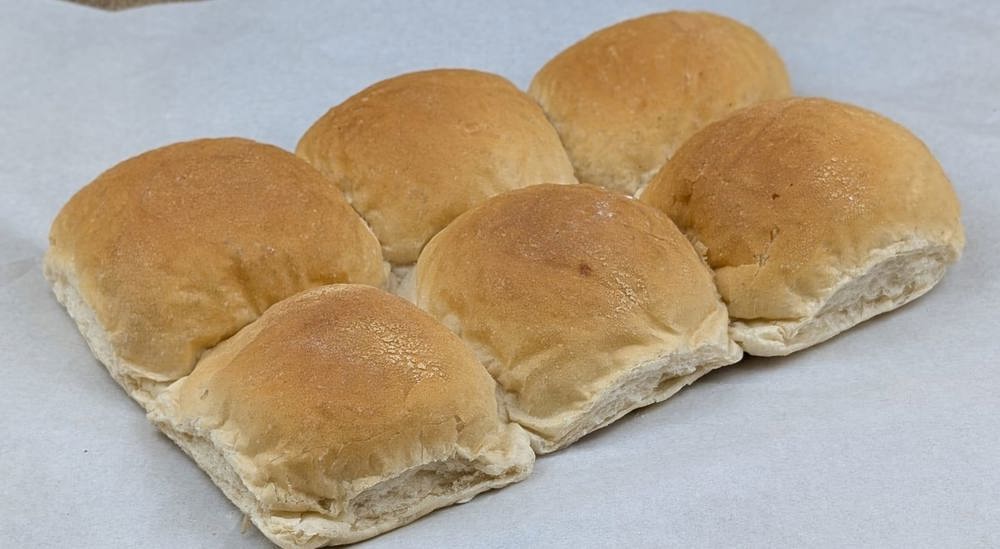 Bread - 6x White Bap Rolls