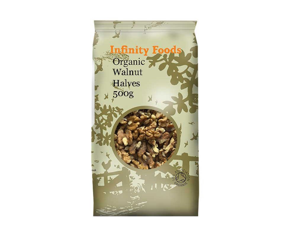 Infinity Foods Walnut Halves - 500