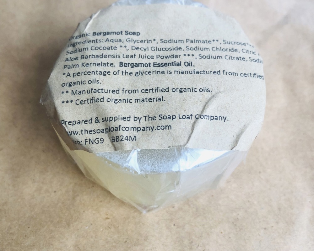 Bergamot Organic Soap Bar