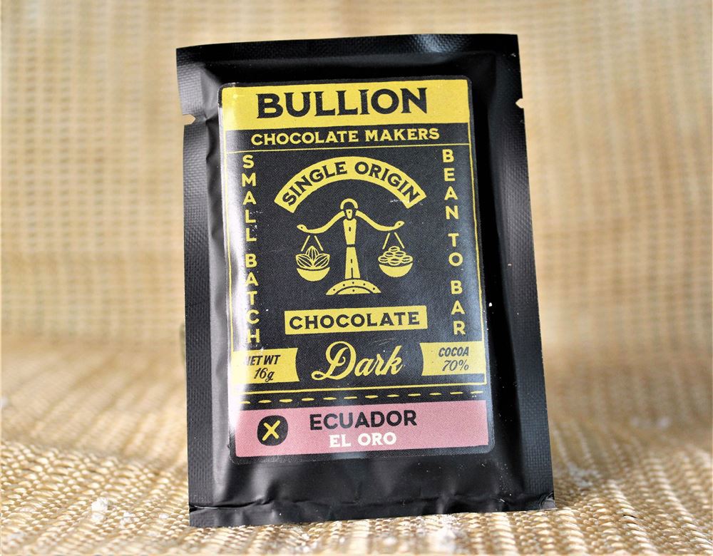 Bullion Single Origin Dark Chocolate 70% (16g) (Ve)