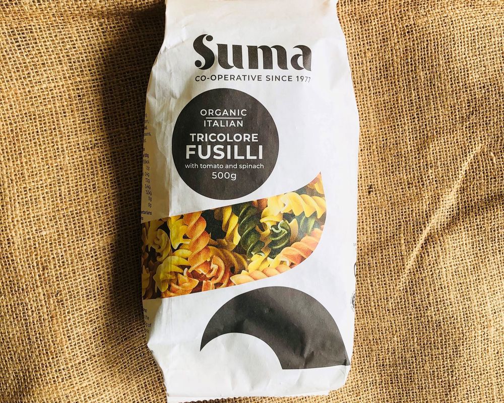 Organic Tricolore Fusilli Pasta