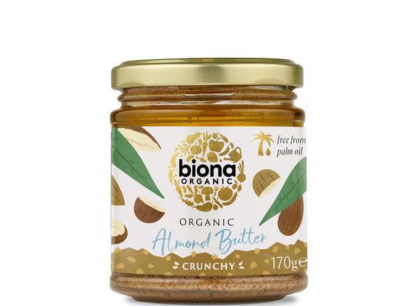 Biona Organic Almond Butter Crunchy 170g