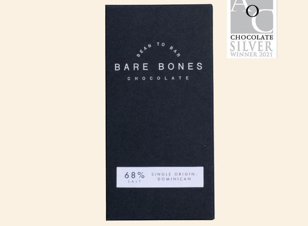 Bare Bones 68% Dominican Single Origin Salted Chocolate