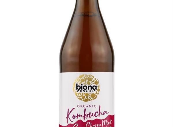 Organic Kombucha Sour Cherry & Mint 330ml