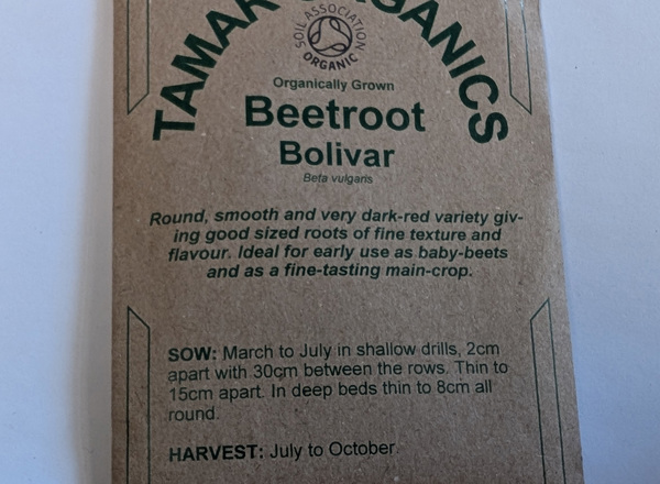 (Seeds) Beetroot - Bolivar