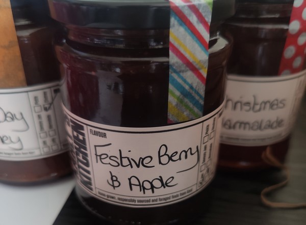 Festive Berry and Apple Jam