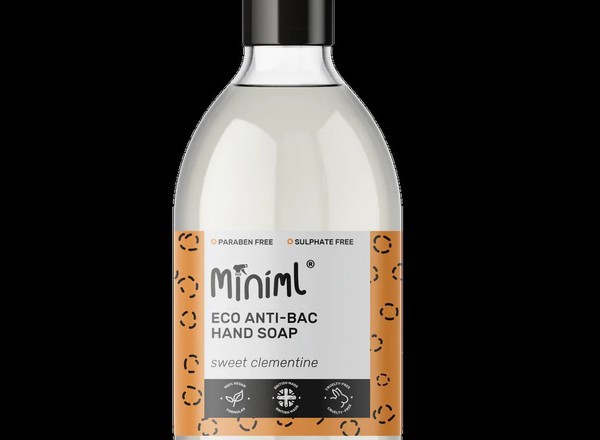 Miniml Handsoap Sweet Clementine glass starter bottle