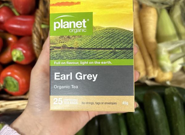 Planet Organic Tea 25 Bags Earl Grey