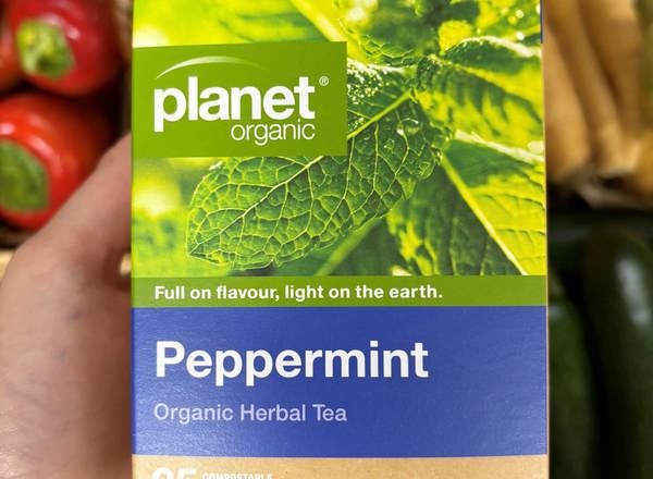 Planet Organic Tea 25 Bags Peppermint