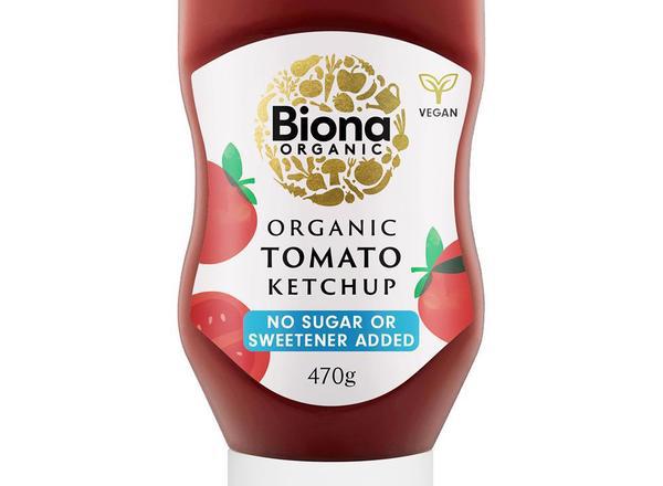 Tomato Ketchup - No Added Sugar - Squeezy Organic 470g