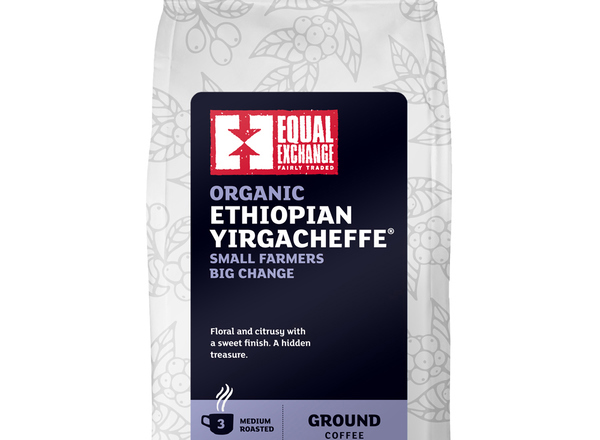 Org & Fair Trade Ethiopian Yirgacheffe Roast & Ground Coffee 200g