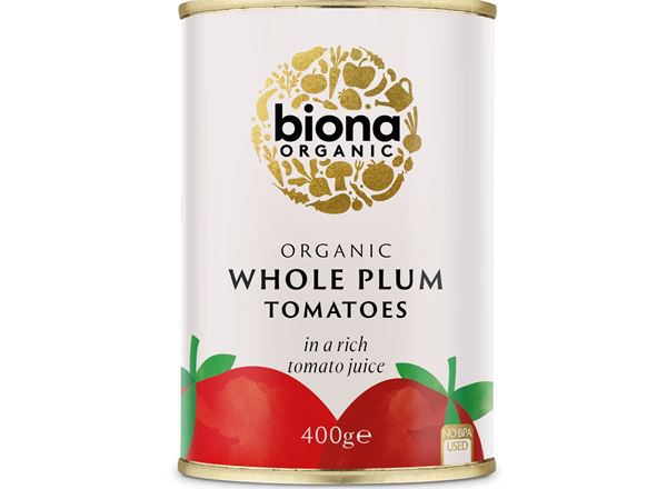 Organic Whole Plum Tomatoes - 400G