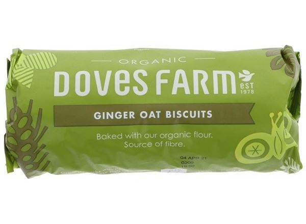(Doves Farm) Oat Biscuits - Stem Ginger 200g