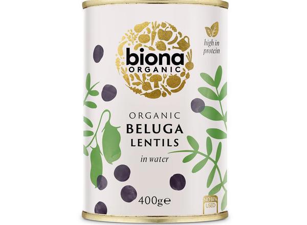 Organic Black Beluga Lentils 400g