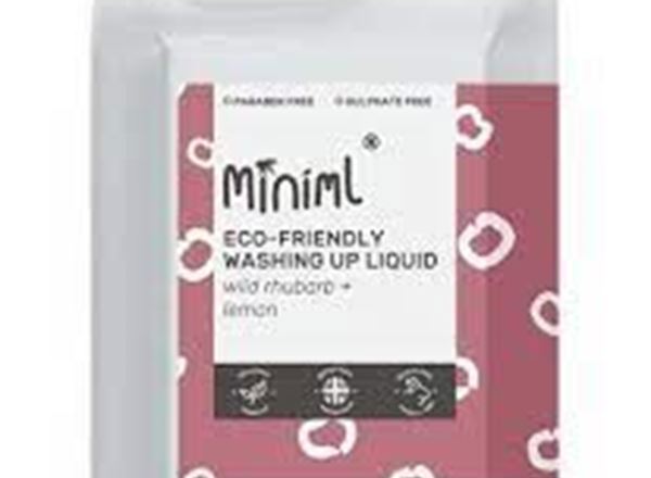 Miniml Washing Up liquid wild rhubarb and lemon refill 500ml