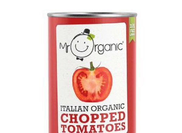 Mr Organic Chopped Tomatoes - BPA-free