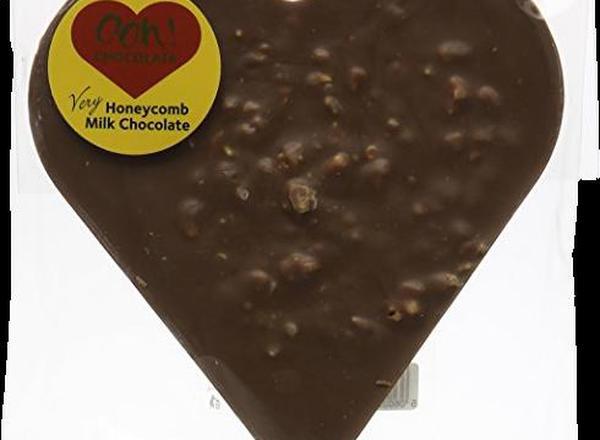 Milk Chocolate Honeycomb Heart