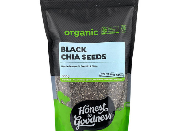 Chia Seeds - Black - Organic - HG