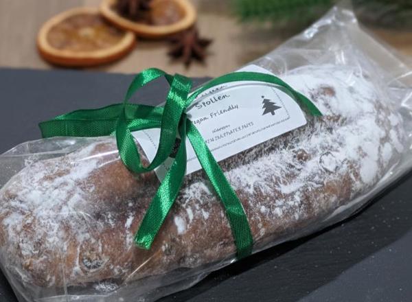 Vegan Marzipan Stollen