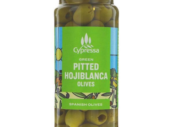 Hojiblanca Pitted Green Olives