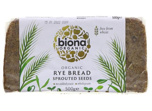 (Biona) Rye Bread -  Vitality Sprouted Seeds 500g