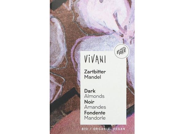 Vivani Dark Chocolate with Almonds