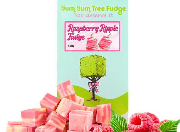 Raspberry Ripple Fudge