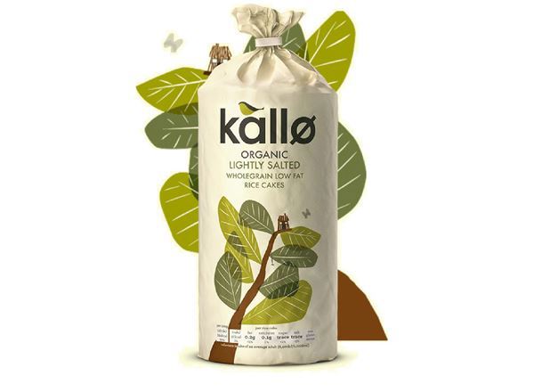 Kallo Organic Wholegrain Rice Cakes Lightly Salted