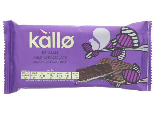 Kallo Organic Milk Chocolate Cake Thins