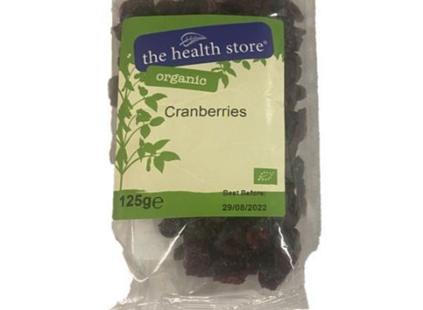 Organic Cranberries - 125G