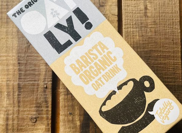 Oatly barista organic oat drink