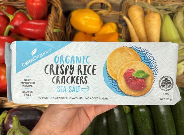 Ceres Rice Crackers Sea Salt