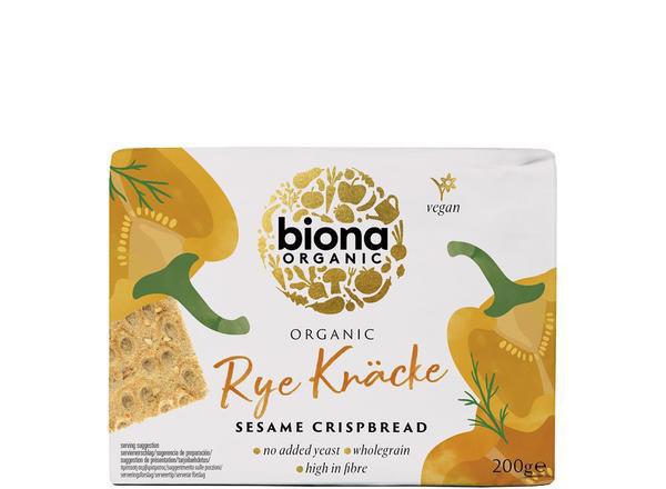 Organic Rye Crispbread Sesame - 200g