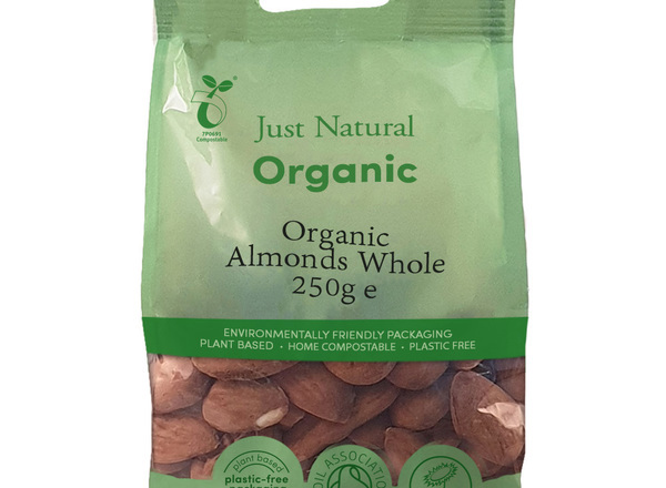 Organic Almonds Whole - 250G