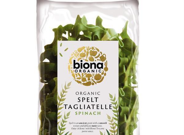 Spelt Spinach Artisan Tagliatelle Pasta - Rolled Organic 250g