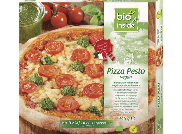 Organic Pizza Pesto Vegan 345g