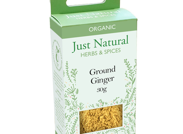 Organic Ground Ginger (Box) - 30g