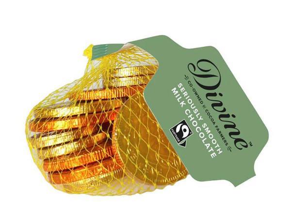 Divine Milk Chocolate Coins