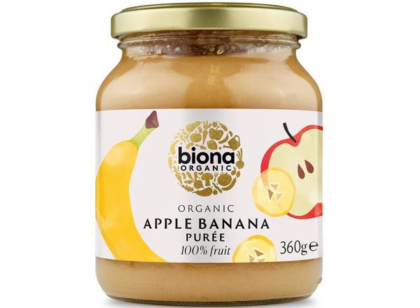 Organic Apple & Banana Puree -No added sugar 360g