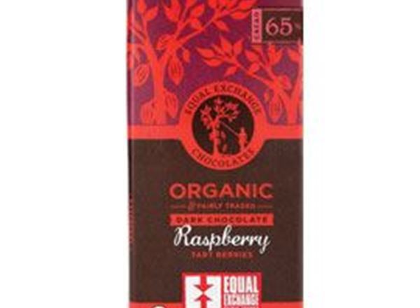 Equal Exchange Organic Dark Chocolate 65% with Raspberries