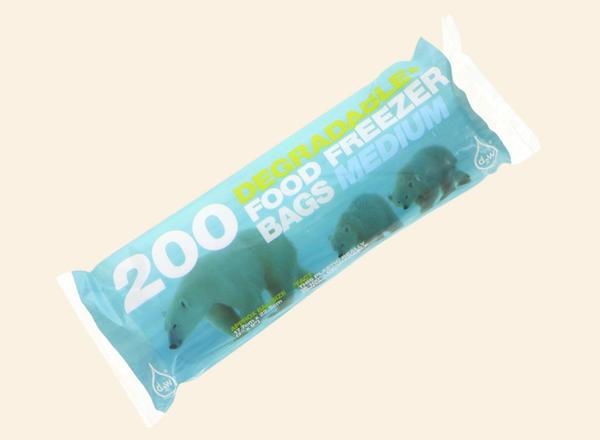 D2W Degradable Freezer Bags