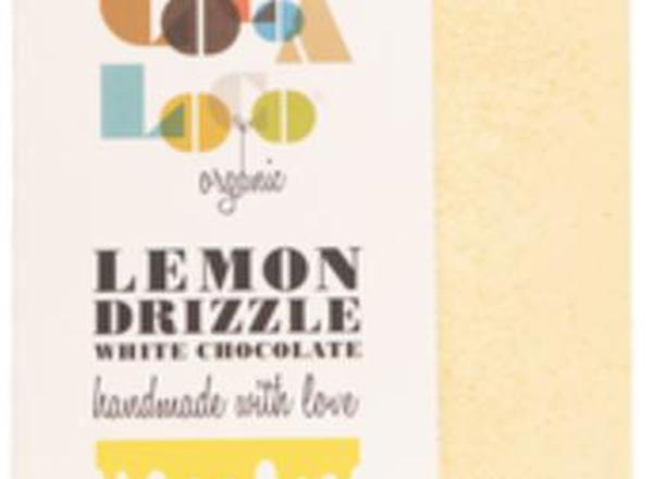 Cocoa Loco - White Choc Lemon Drizzle Bar – 100g