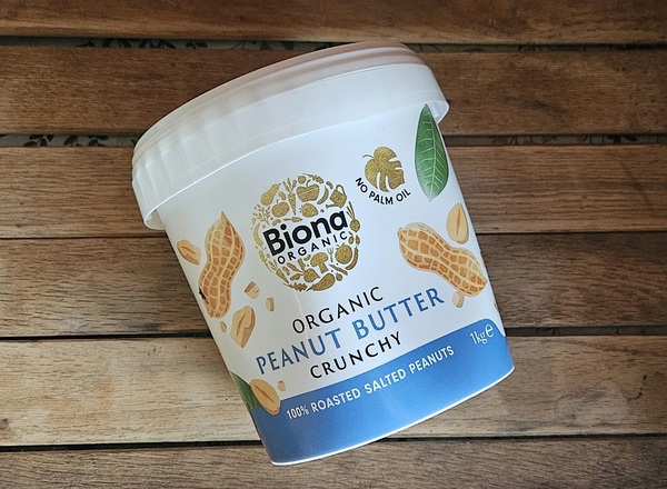 Organic crunchy peanut butter (salted) 1kg