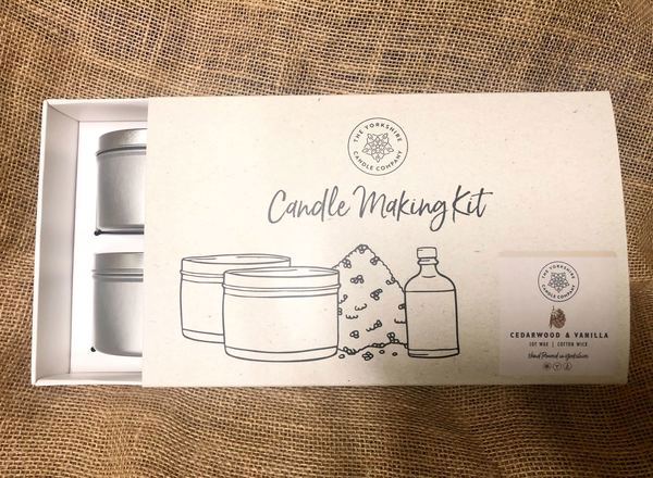 DIY Sheffield Candle making kit - Vanilla and Cedarwood