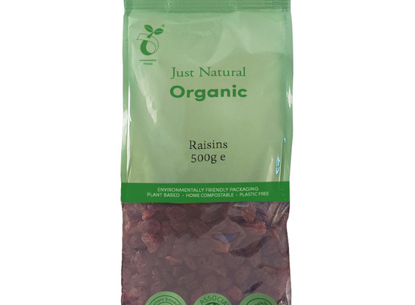 Organic Thompson Seedless Raisins - 500g