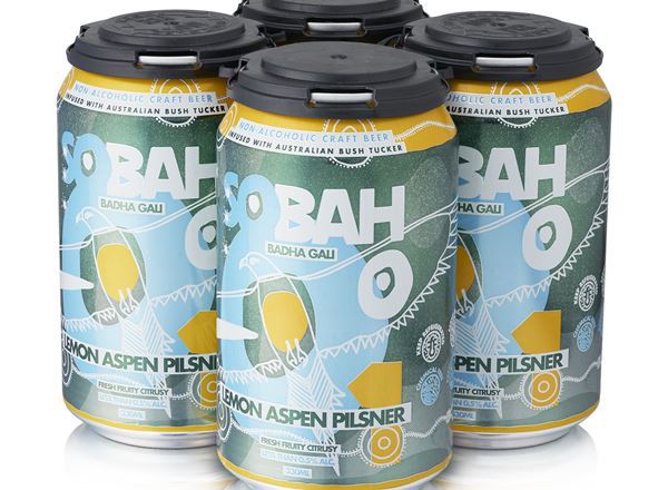 Beer: Lemon Aspen Pilsner (non-alcoholic; 4pk cans) -SB (LIMITED to stock on hand - BB 10/09/2022)