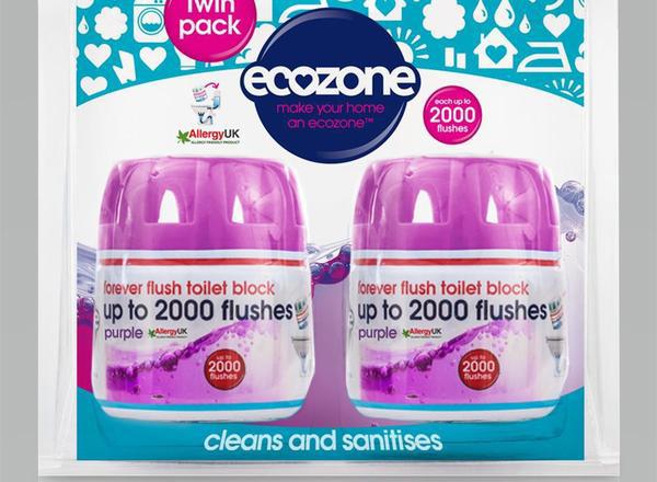 Flush 2000 Flushes - Twin Pack - Purple