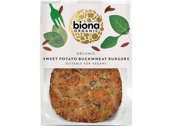 Organic Sweet Potato and Buckwheat Burgers 160g