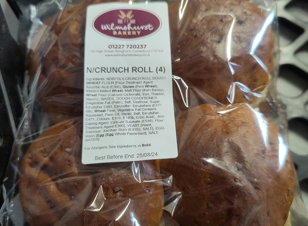 Bread- N/Folk Crunch Rolls (4)