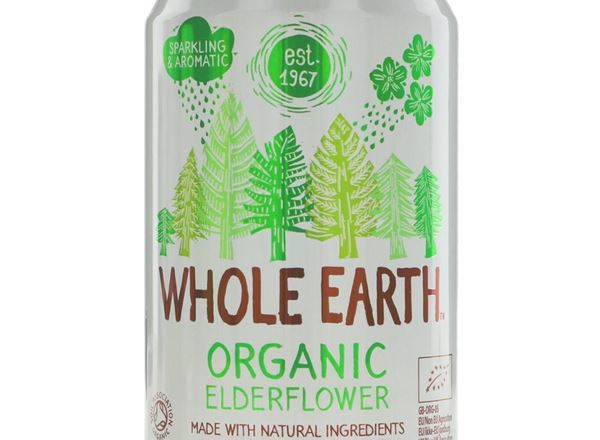 Whole Earth Elderflower - can - Organic